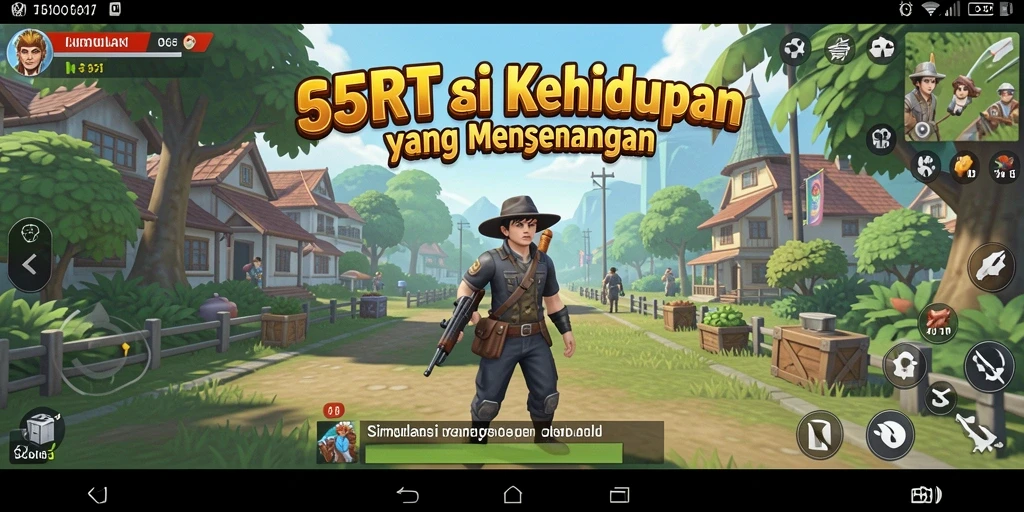 Tampilan gameplay Simulation yang menarik dan interaktif di 55RT.