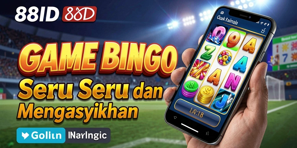 Gameplay Bingo seru di 88ID dengan tampilan grafis menarik.
