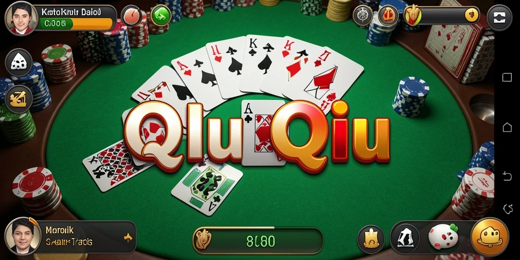 Screenshot gameplay inti QiuQiu di 8ZK.