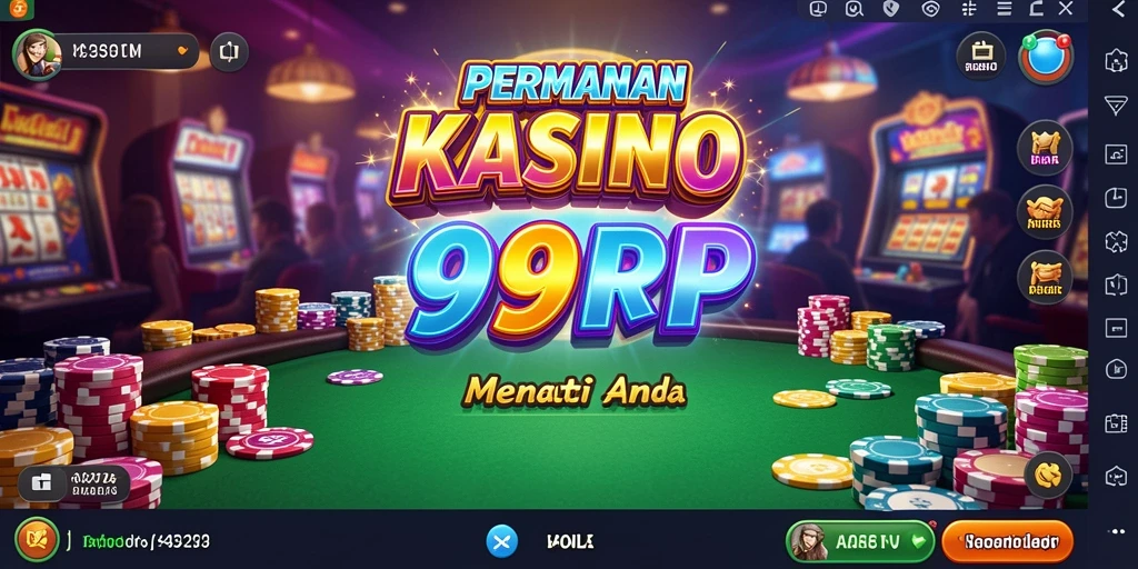 Screenshot gameplay 99RP menunjukkan keseruan bermain Kasino.