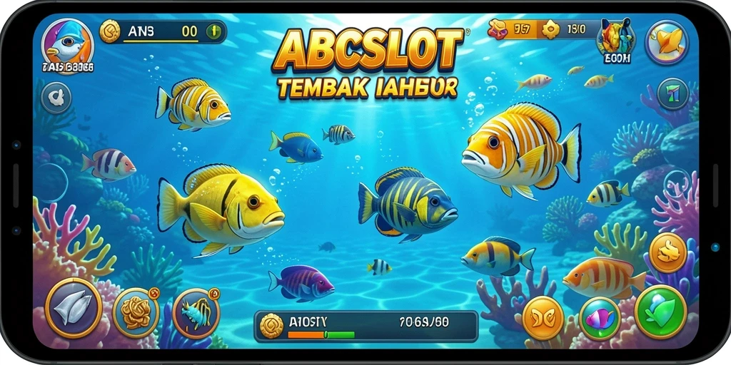 Screenshot menunjukkan momen seru dalam gameplay Tembak Ikan.