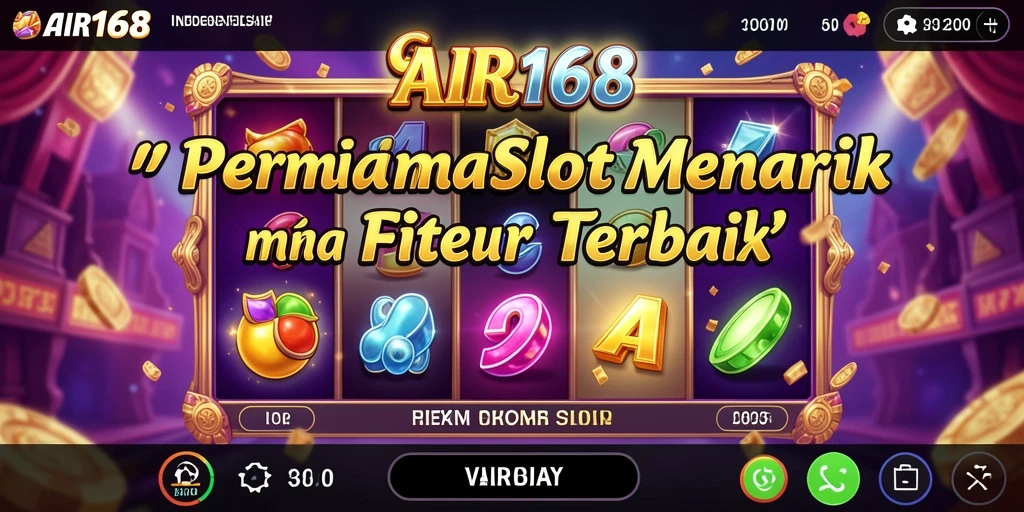 Tampilan menarik dari gameplay AIR168 slot, penuh warna dan fitur bonus.