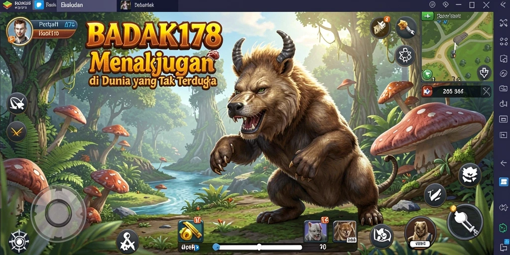Tampilan gameplay menarik dari BADAK178 penuh tantangan petualangan.