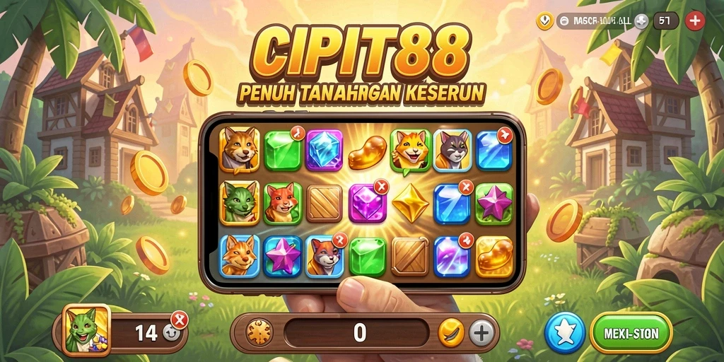 Tampilan layar permainan <strong>CIPIT88</strong> yang menarik dan penuh warna.