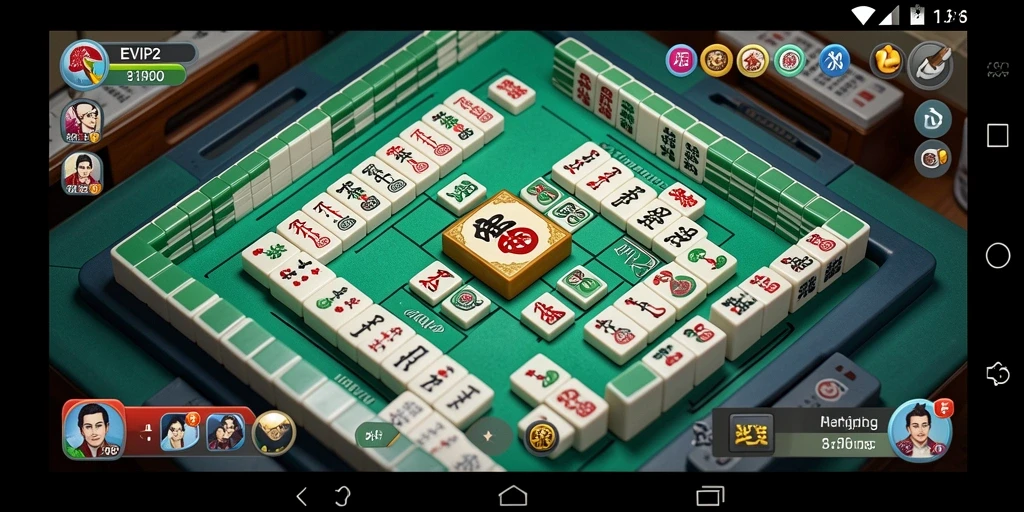 Tampilan gameplay seru EVIP2 dengan tantangan Mahjong.