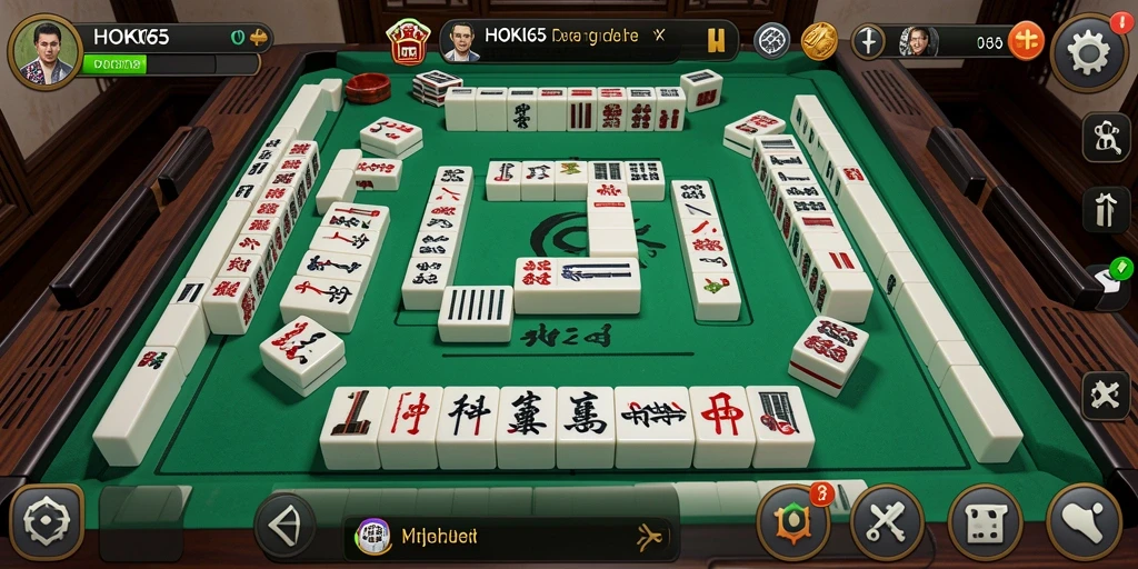 Screenshot HOKI65 menampilkan gameplay Mahjong yang seru dan menantang.