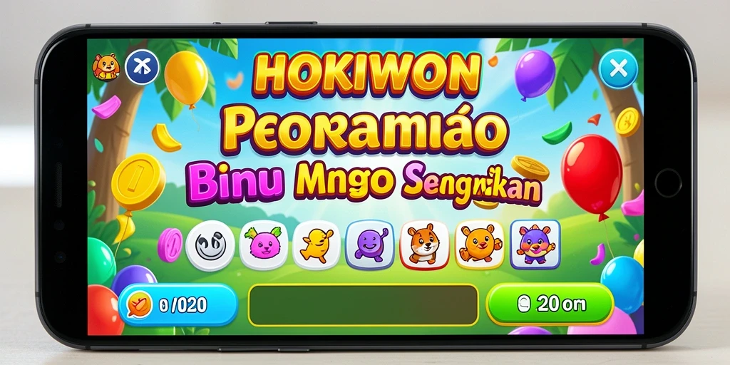 Tampilan gameplay HOKIWON yang seru dan interaktif.