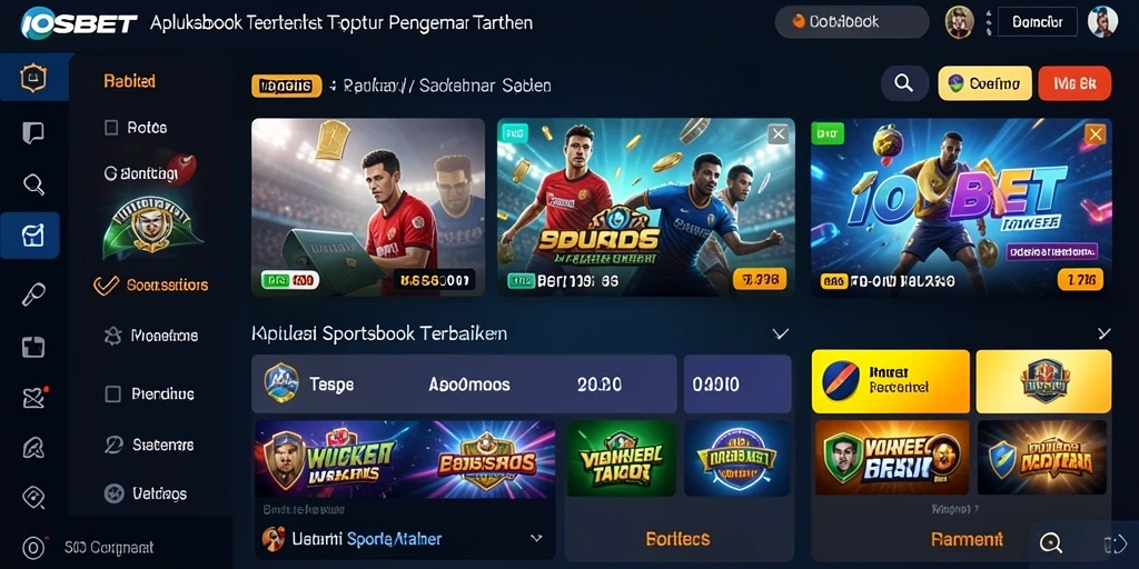 Tampilan gameplay <strong>IOSBET</strong> saat memasang taruhan olahraga.