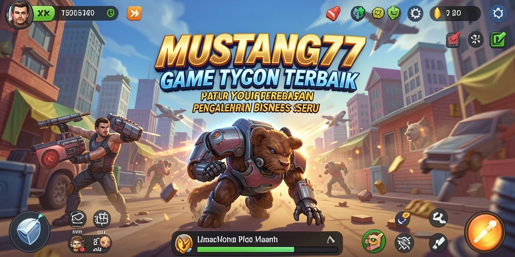 Menampilkan gameplay menarik dari MUSTANG77 yang penuh strategi Tycoon.