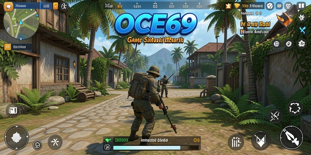 Tampilan gameplay OCE69 yang menarik dan interaktif.