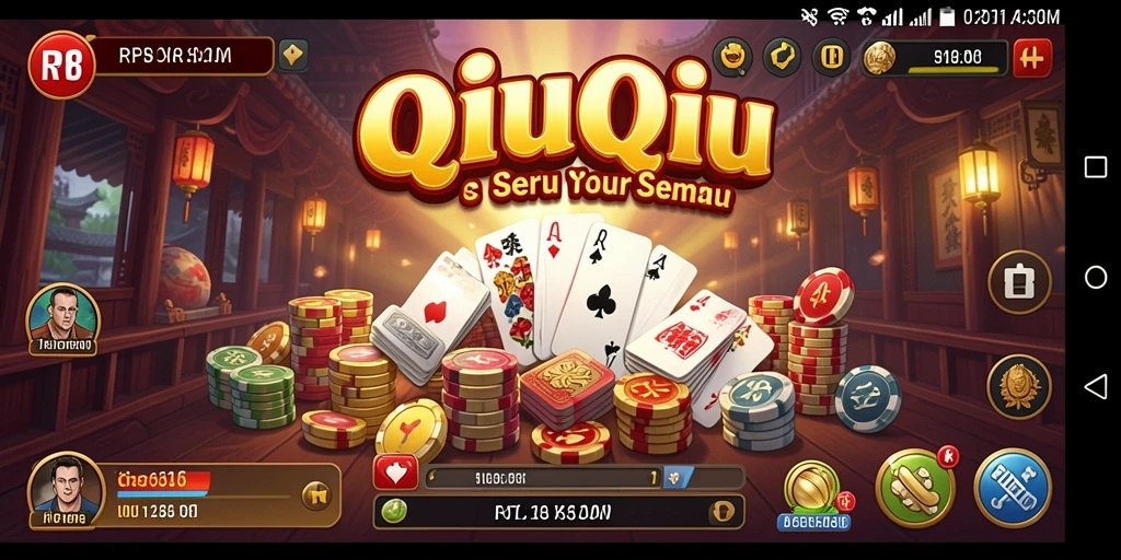 Gambaran menarik dari gameplay QiuQiu RP8 yang seru.