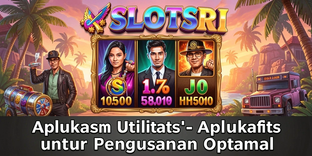 Tampilan antarmuka SLOTSRI yang sederhana dan fungsional.