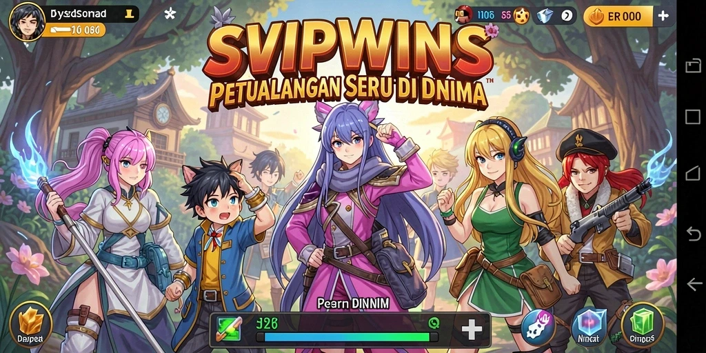 Tangkapan layar utama dari gameplay seru SVIPWINS.