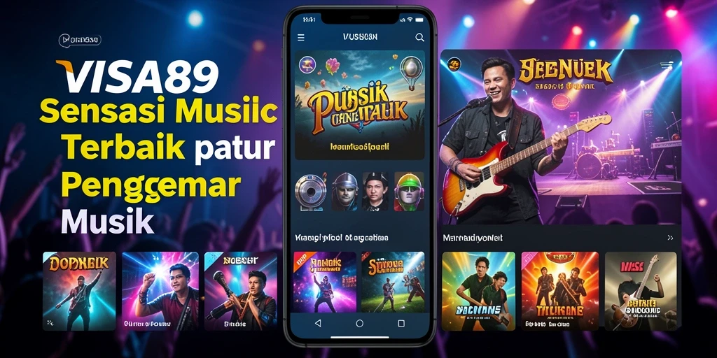 Tangkapan layar utama dari gameplay musik yang menghibur di VISA89.