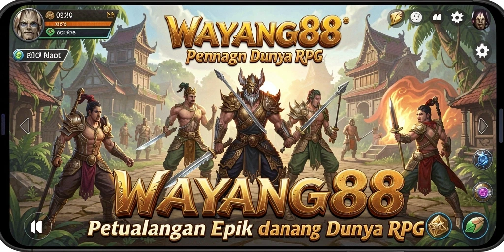 Skrinsut permainan WAYANG88 menunjukkan aksi RPG yang mendebarkan.